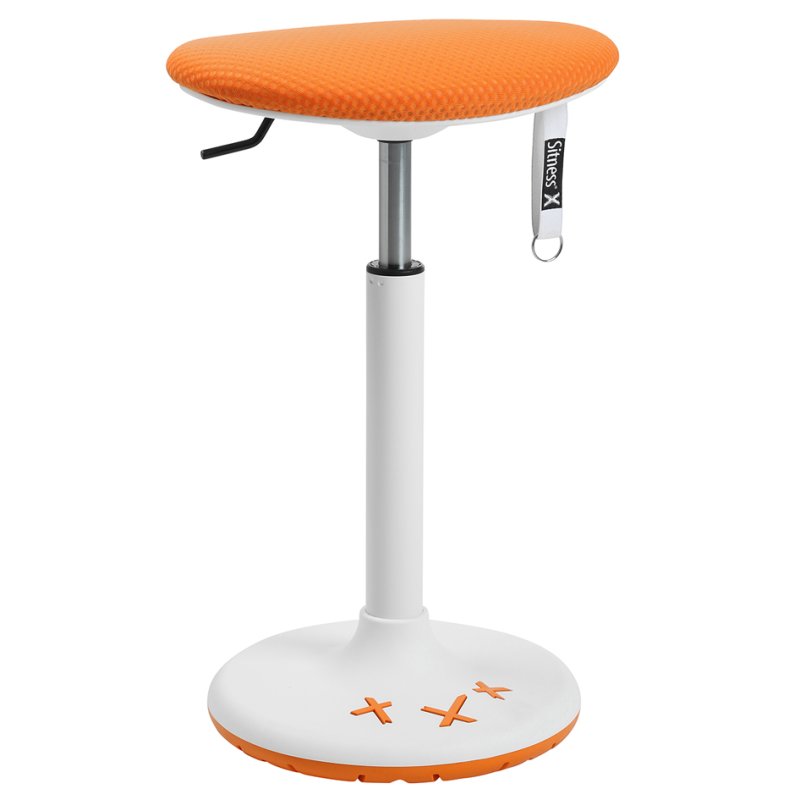 Topstar Sitness X Stool 30 bureaudraaistoel, oranje, 100% polyester